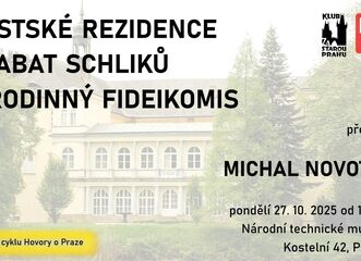 27. 10. 2025 – Přednáška: 509. Hovory o Praze