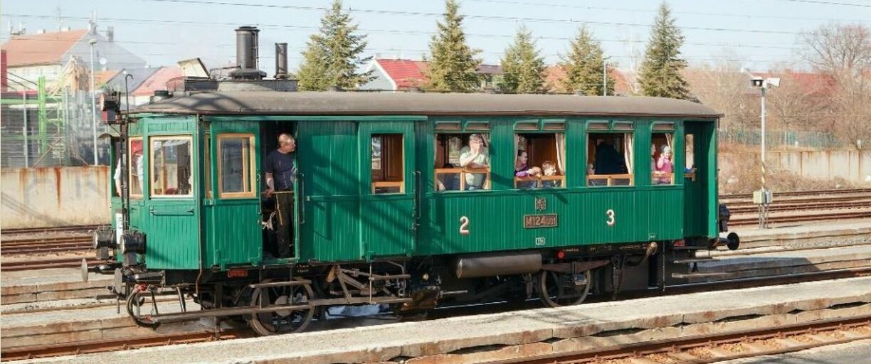 22. 5. 2019 – NTM – M 124.001 „Komarek“ - steam locomotive rides for public