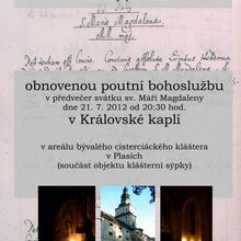21.7.2012 - Night of churches in the Royal Chapel in Plasy