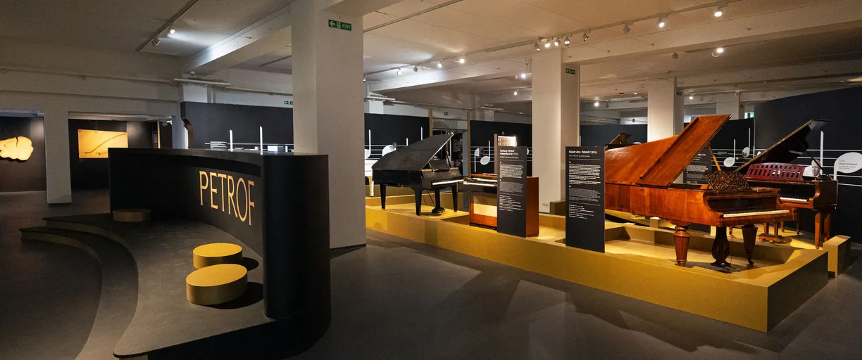 New Exhibition: "PETROF 160 – Piano as a Technical Masterpiece"