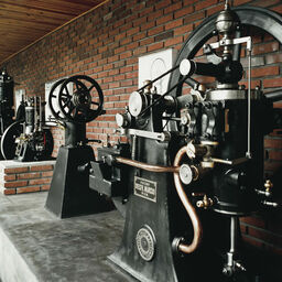 Expozice hutních strojů, kolem roku 1980