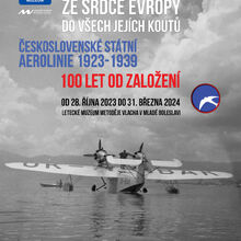 Spolupráce na výstavě „Ze srdce Evropy do všech jejích koutů. Československé státní aerolinie (1923–1939), 100 let od založení“ 