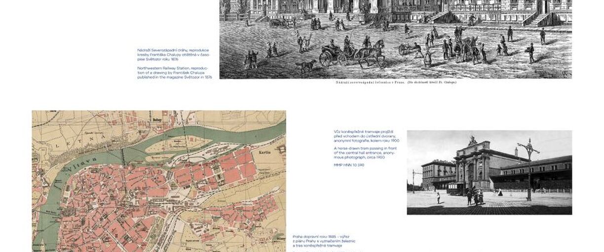 Cesta nádraží na Těšnově