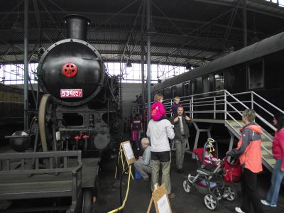 Den otevřených dveří depozitáře Železničního muzea v Chomutově