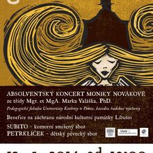 12.5.2014 - genius loci - Absolventský koncert Moniky Novákové a současně benefice na záchranu národní kulturní památky Libušín