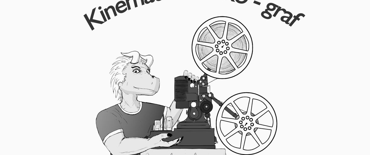 Promítání z historického projektoru v expozici Fotografický ateliér