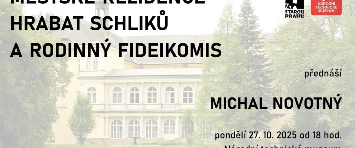 27. 10. 2025 – Přednáška: 509. Hovory o Praze