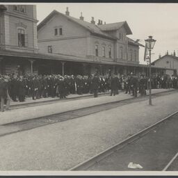 Zahájení provozu na trati Tábor-Bechyně v r. 1903