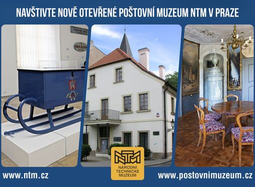 Od 9. 7. 2026 – Vstup zdarma do Poštovního muzea v Praze na základě vstupenky z Hlavní budovy NTM 