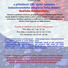 31.5.2013 - Literární soutěž u příležitosti 100. výročí narození československého stíhače Bedřicha Krátkorukého