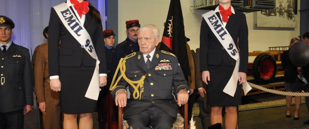 95. narozeniny generálmajora Emila Bočka v Národním technickém muzeu