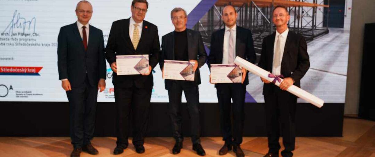Depozitární hala CD 04 v Čelákovicích získala zvláštní cenu v soutěži Stavba roku Středočeského kraje 2023