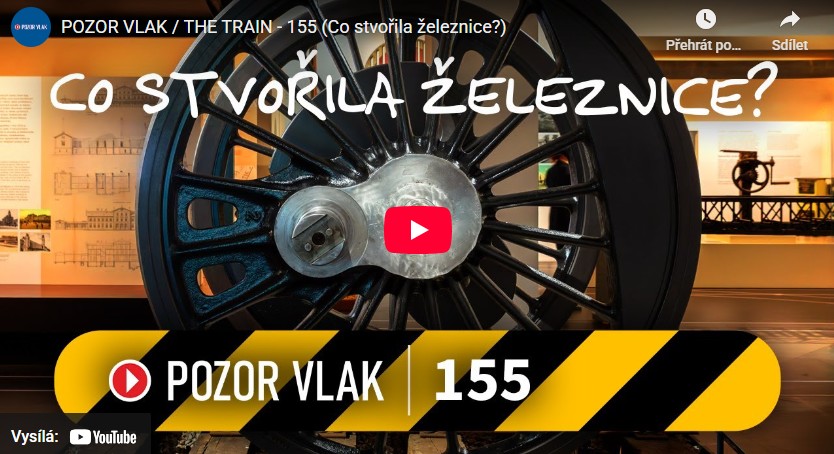 Pozvánka do výstavy v TV pořadu Pozor vlak