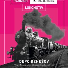 13. až 15. 9. 2024 – V. ročník Festivalu parních lokomotiv ve spolupráci s NTM