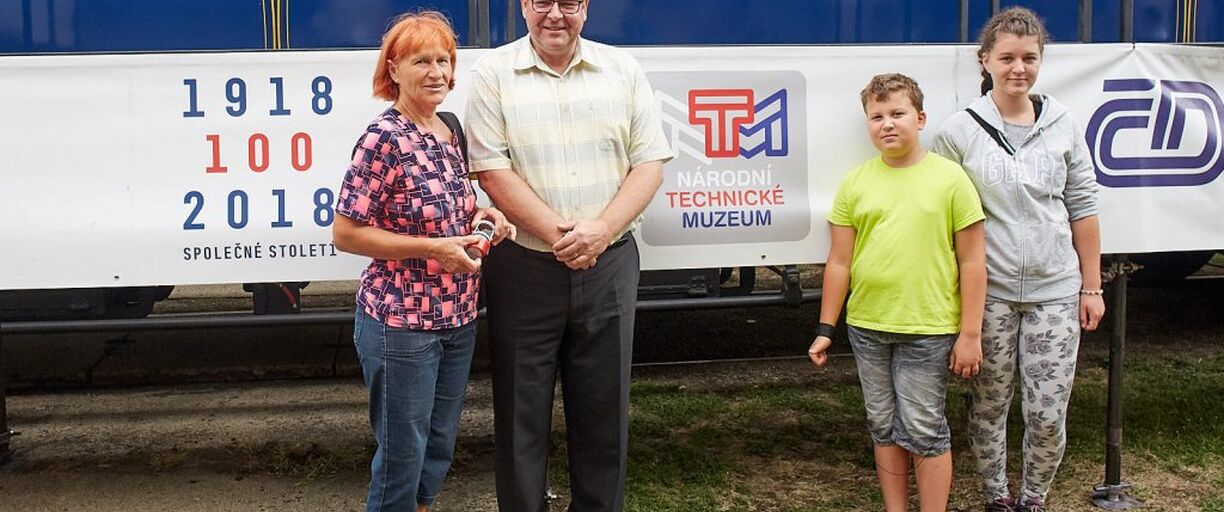 28. 8. 2018 - Národní technické muzeum přivítalo svého 2 000 000. návštěvníka