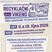 9. a 10. 10. 2026 – Recyklační víkend 