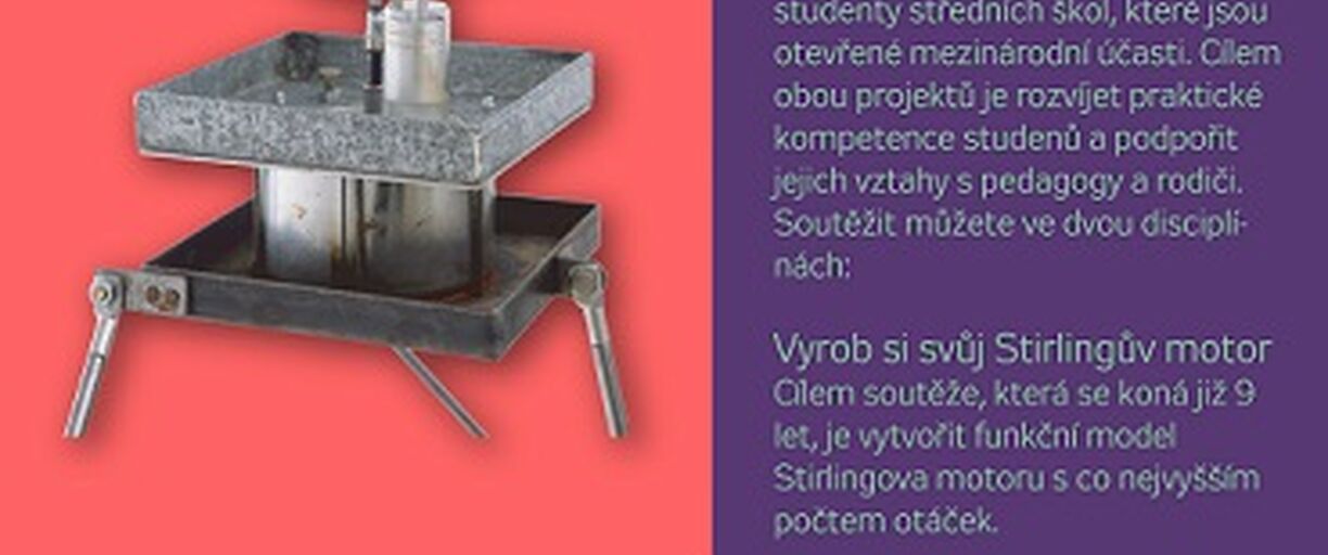 Soutěž Vyrob si svůj parní motor