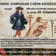 28.11.2012 - XXXIII. Sympozium z dějin geodézie a kartografie