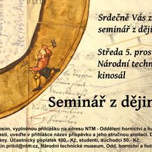 5.12.2012 - Seminář z dějin hornictví