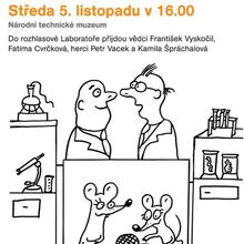 5.11. 2014 16.00 - živé vysílání rozhlasového pořadu Laboratoř z Národního technického muzea