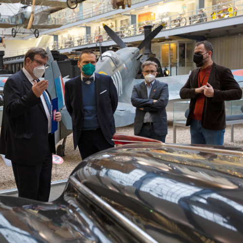 Ministr kultury Martin Baxa navštívil Národní technické muzeum 