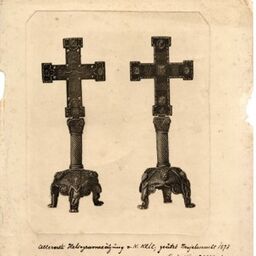 První Klíčova heliogravura vytištěná na nový rok 1878 (reprodukci ze své sbírky laskavě poskytla Knihovna University of Minnesota)